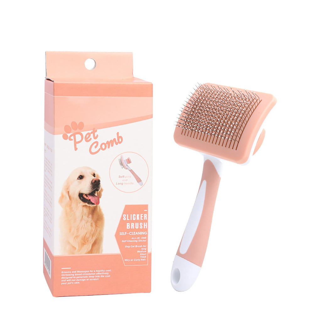 Fonix Pets™ – Self-Cleaning Grooming Brush for Dogs & Cats