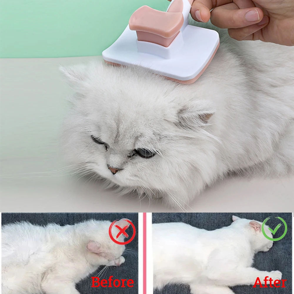 Fonix Pets™ – Self-Cleaning Grooming Brush for Dogs & Cats